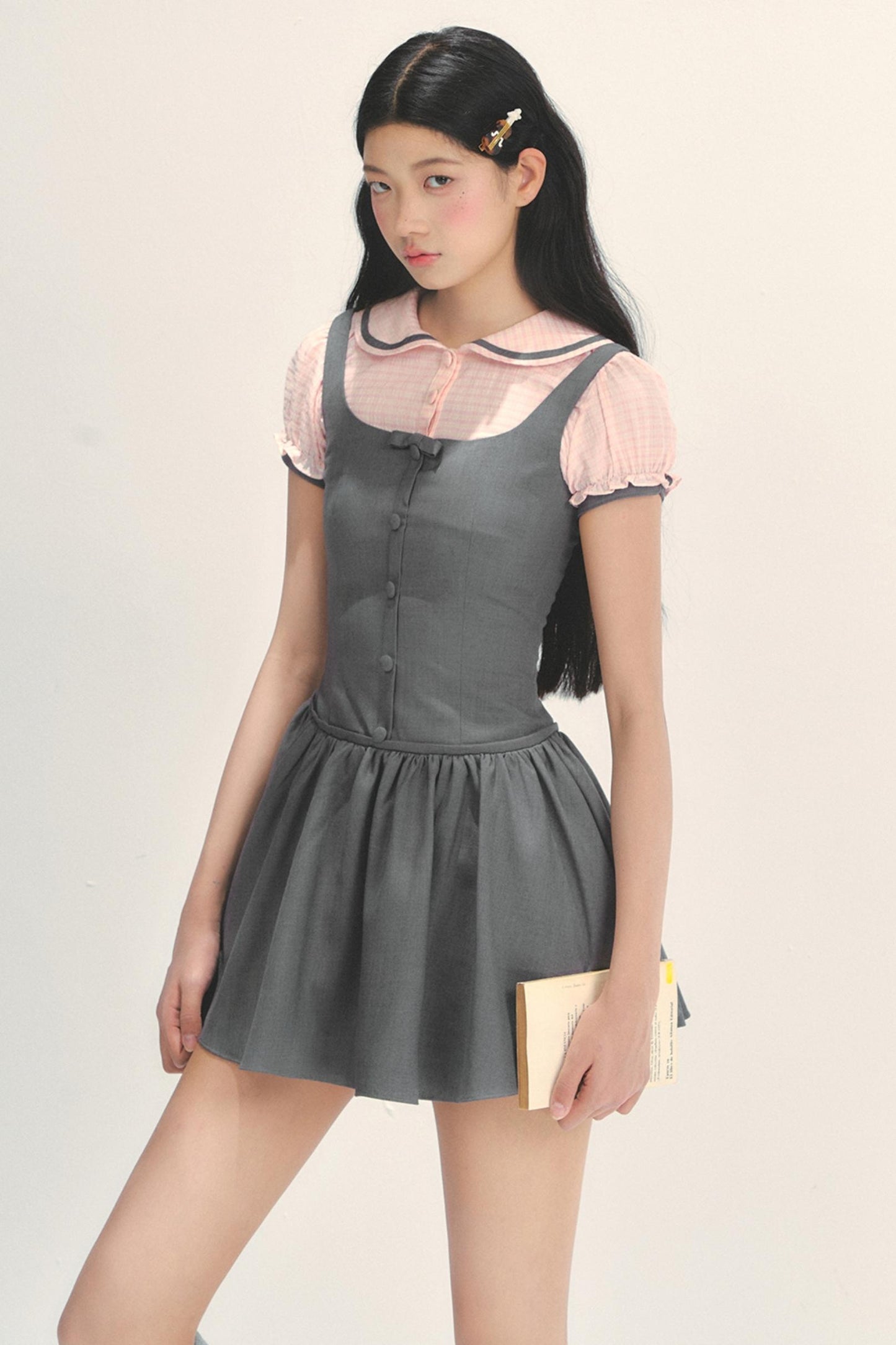 College Patchwork Dress