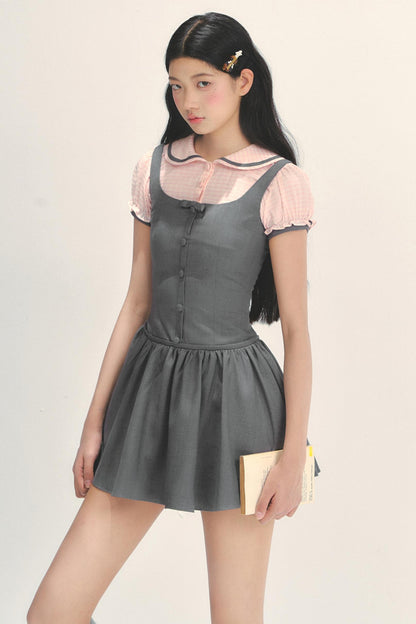 College Patchwork Dress