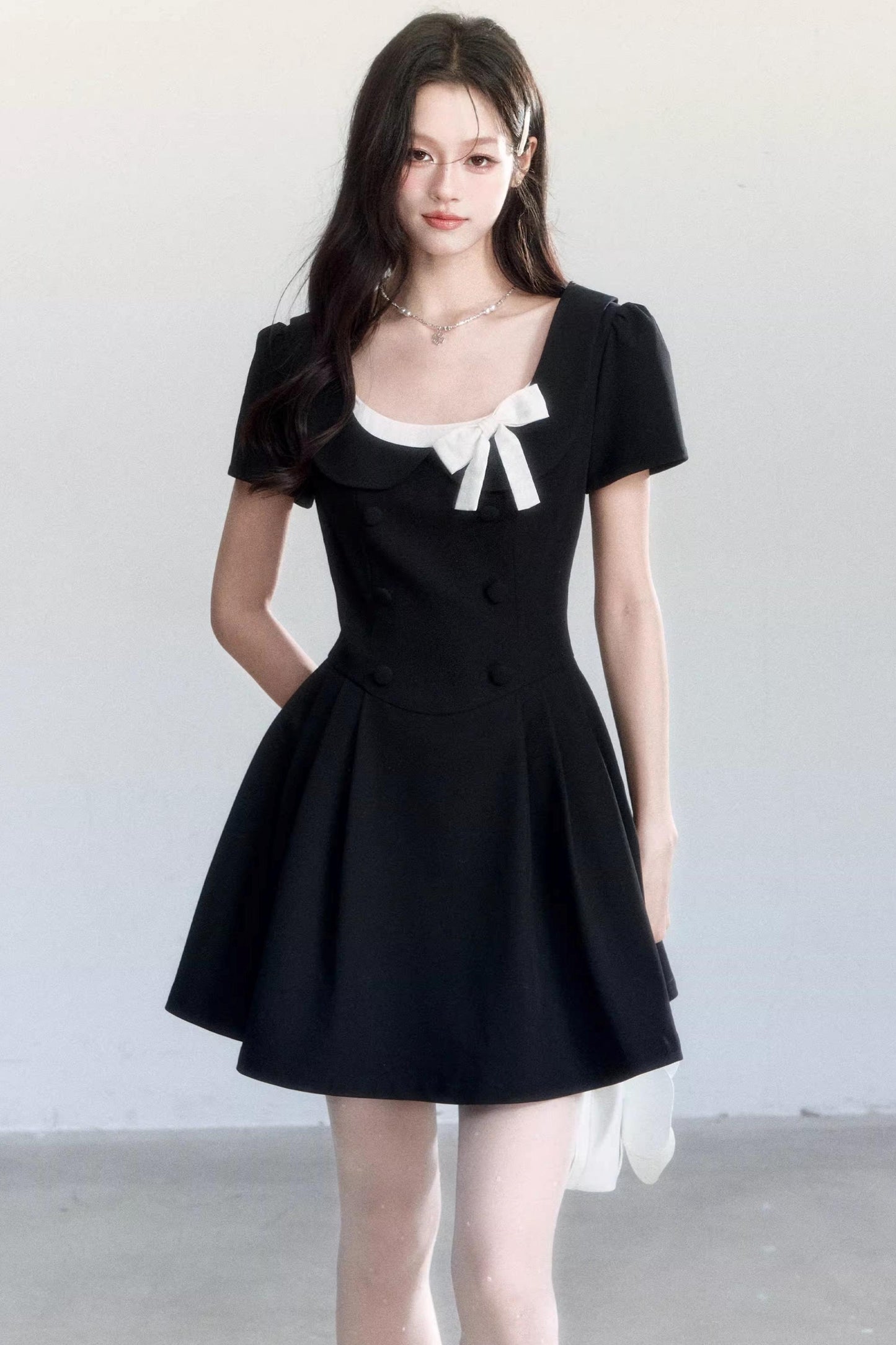 Hepburn Vintage Puffy Dress