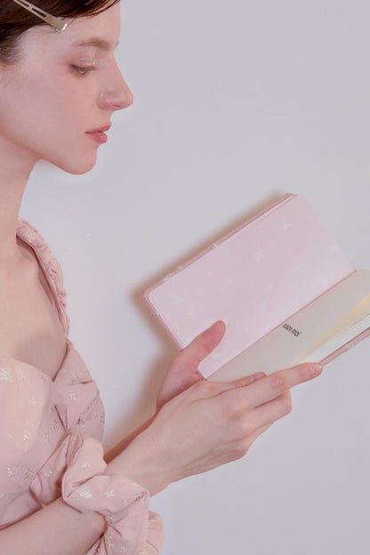 Handmade Rose Stitch Fabric Journal Notebook