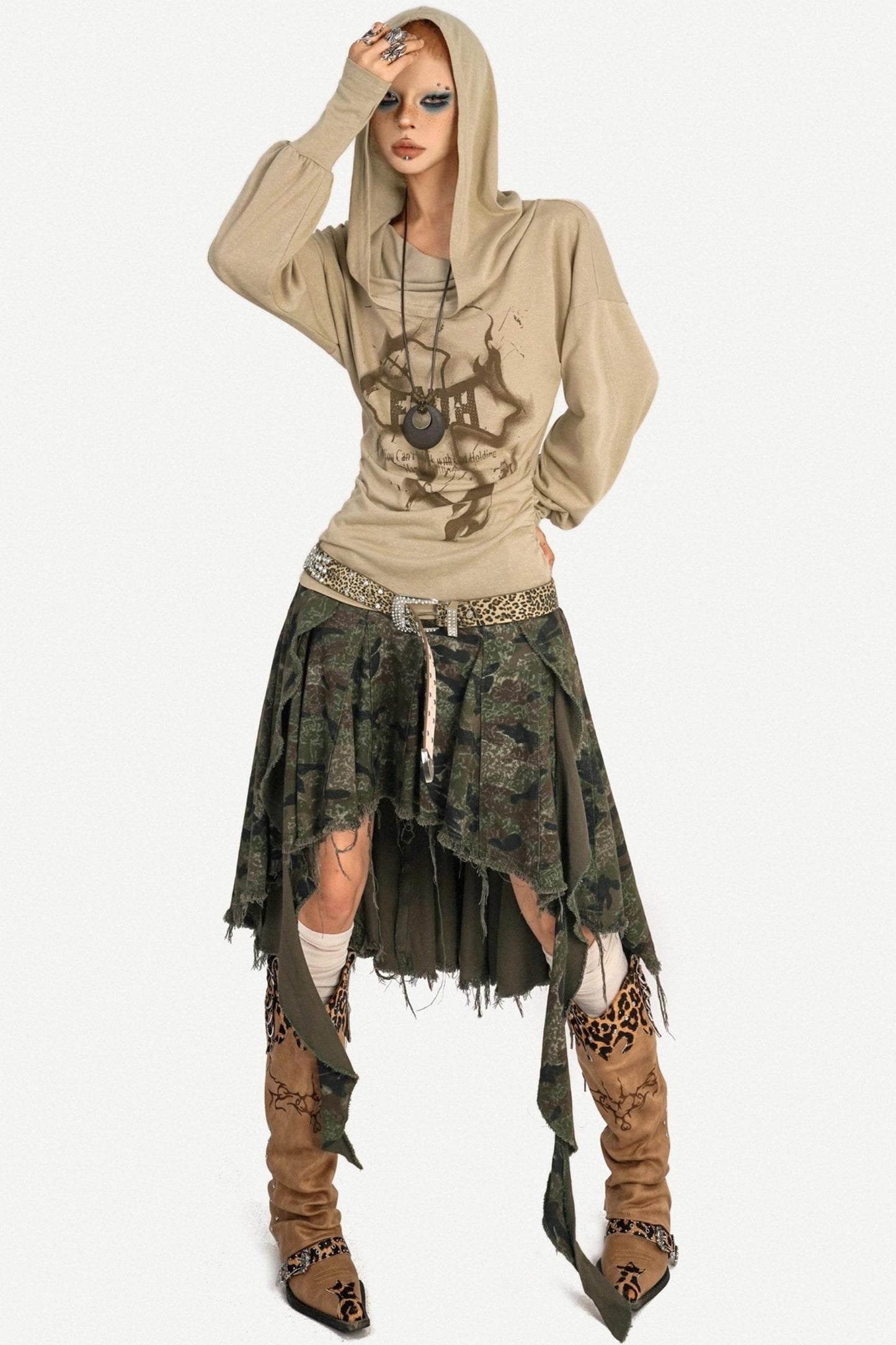 Autumn Hooded T-Shirt