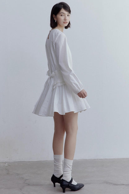 Pleated Large Swing Doll Dress