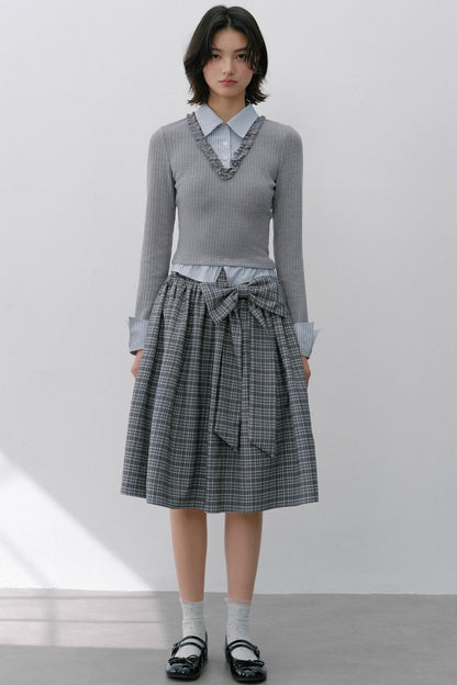 Patchwork Striped Top