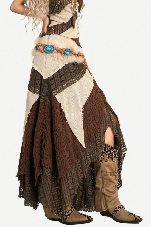 Vintage Art Girl Skirt Set-Up