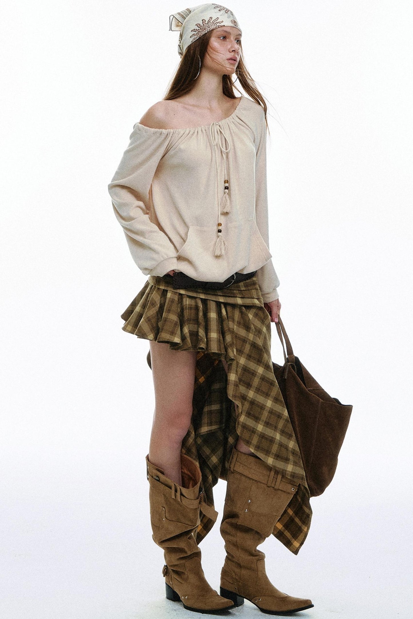 Bohemian One-Shoulder Top