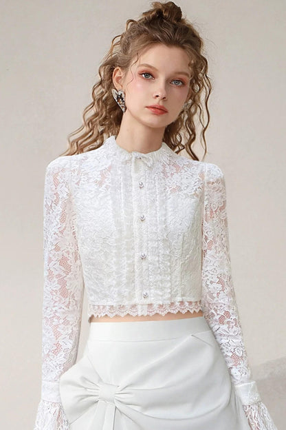 Lace-Trimmed Bow Set-Up