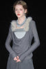 Gestreiftes Punktmuster Top + Tube Top + Haarband)