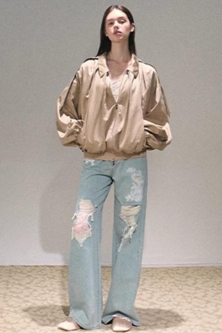 Gloss Lace Lyocell Jacket