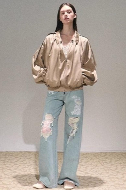 Gloss Lace Lyocell Jacket