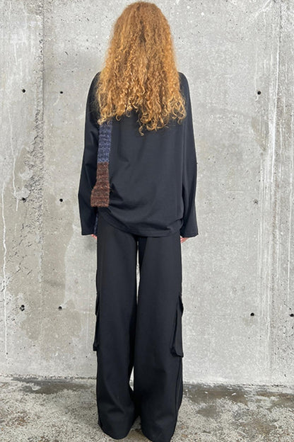 Relaxed Silhouette Split Pants