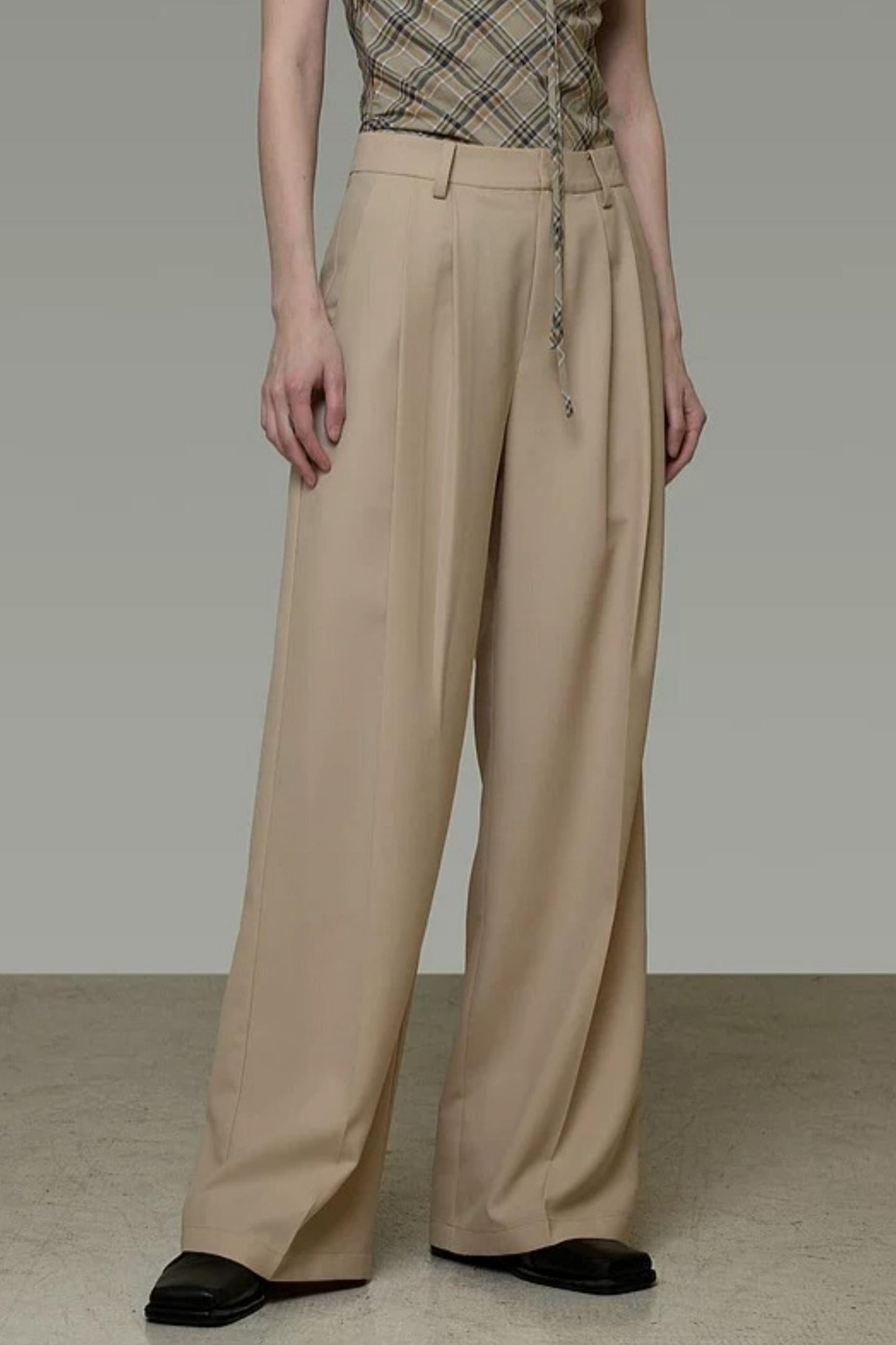 Elegant French Straight-Leg Pants