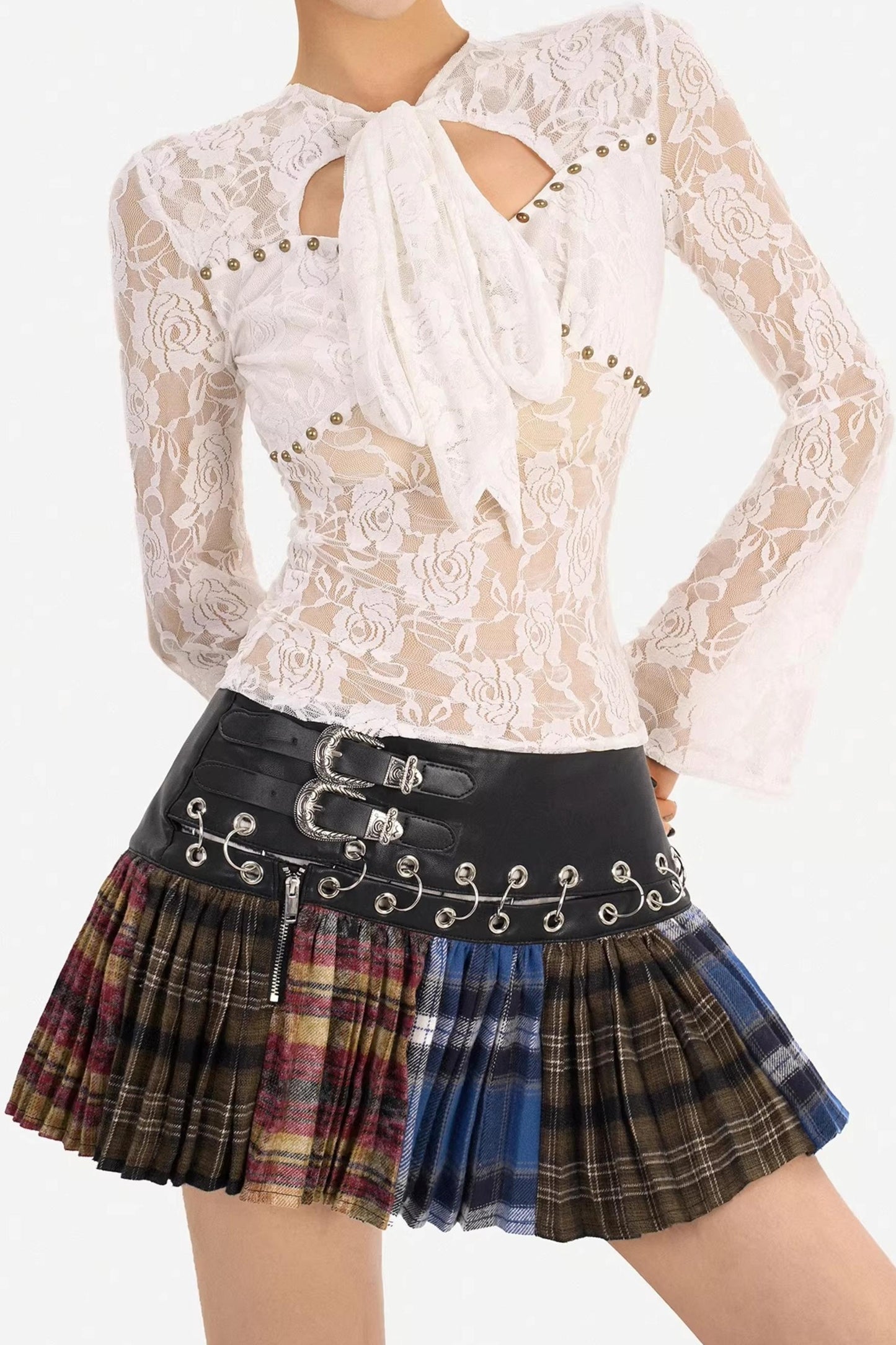 Molly Punk Plaid Skirt