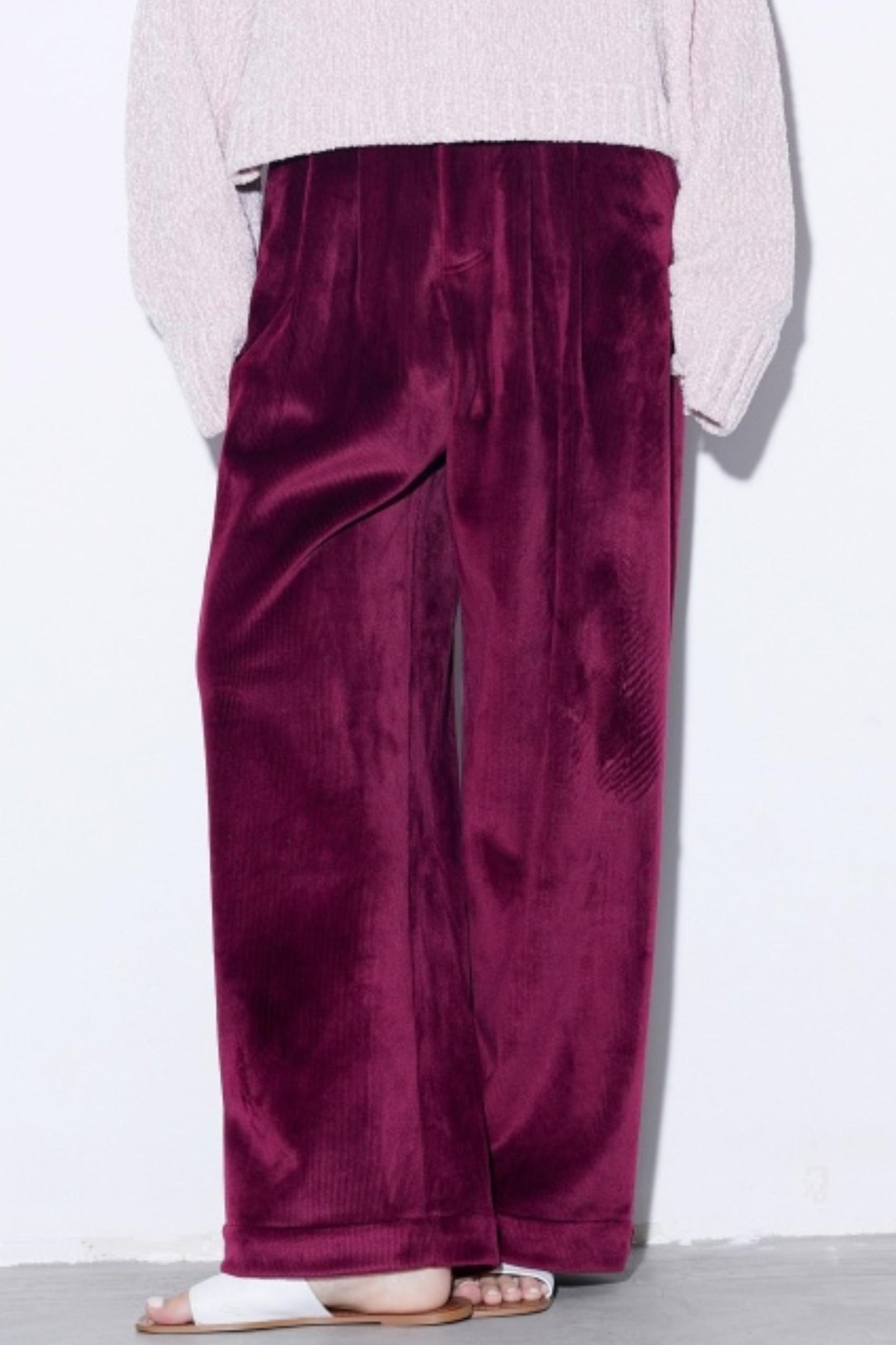 Classic Silver Fox Fleece Velvet Pants