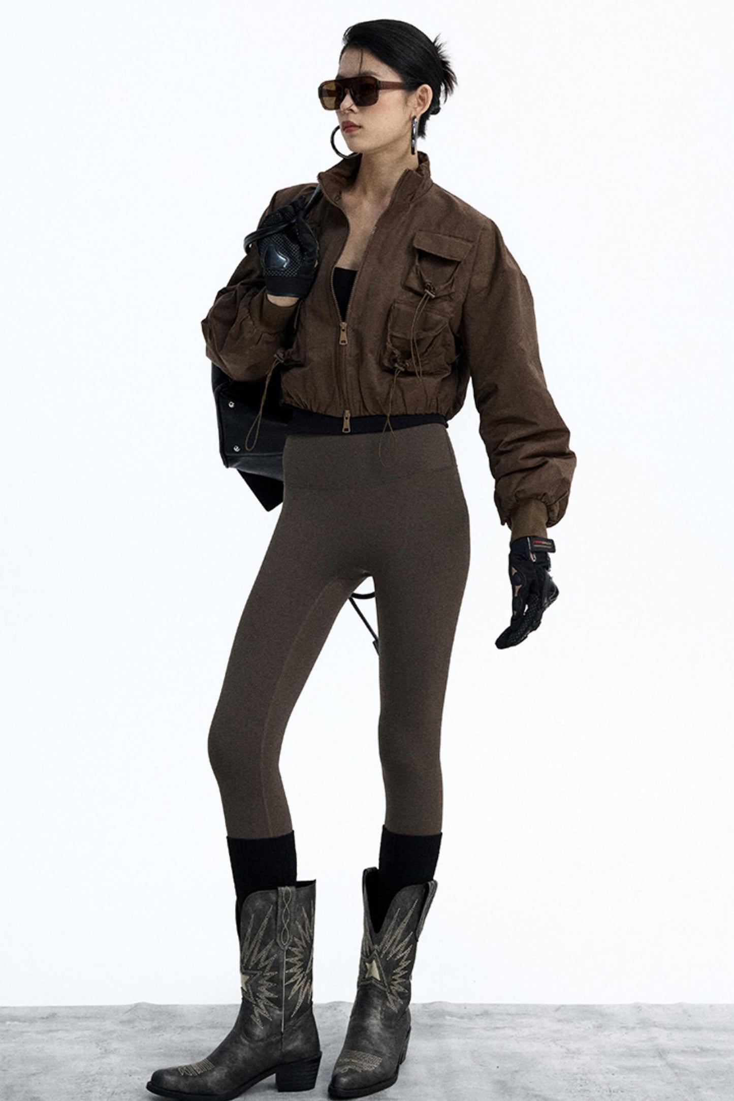 High-Waisted Shaping Yoga Pants