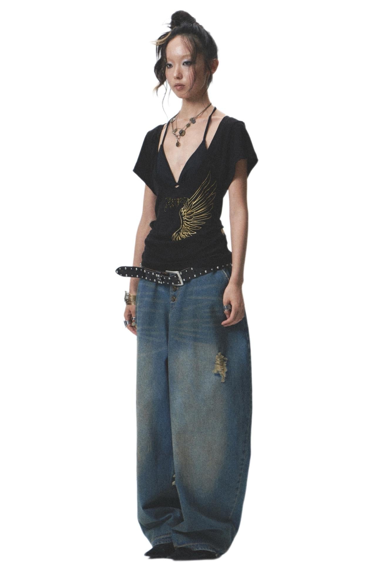 Battle Damage Angel Tee