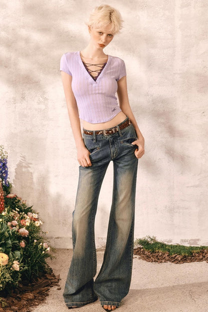 Sleek V-Neck T-Shirt