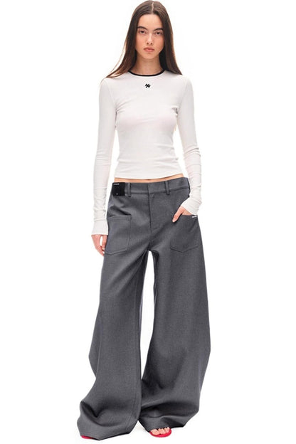 Casual Wide Leg Pants