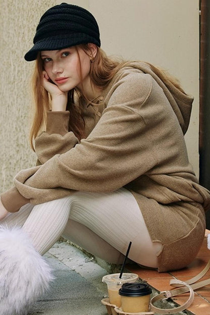 Smoky Winter Hoodie Skirt Set-Up