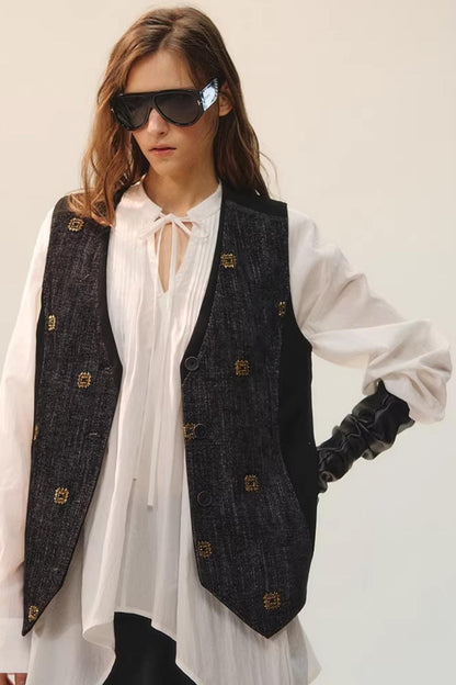 White Fluff Pleated Shirt