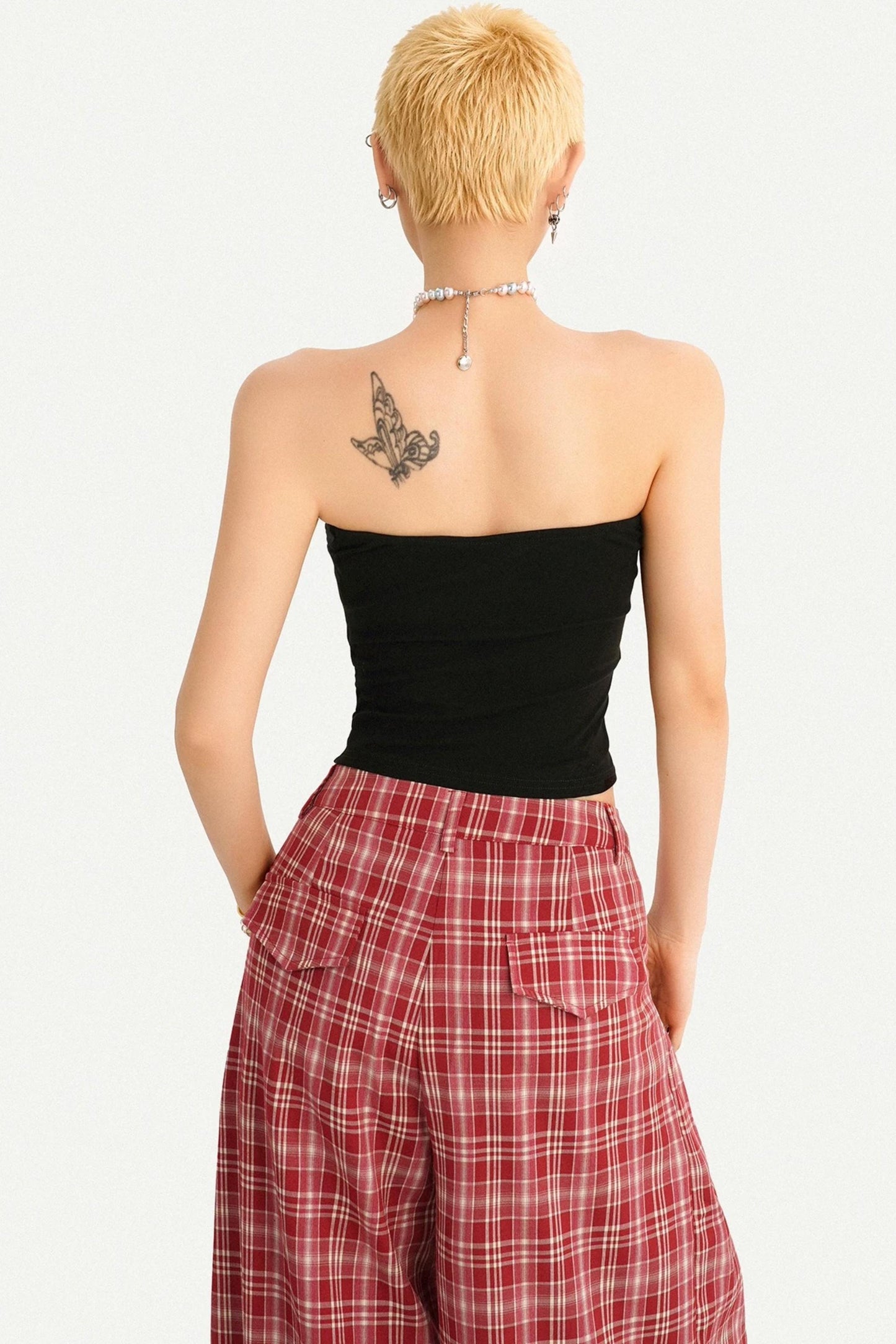 American Retro Plaid Pants