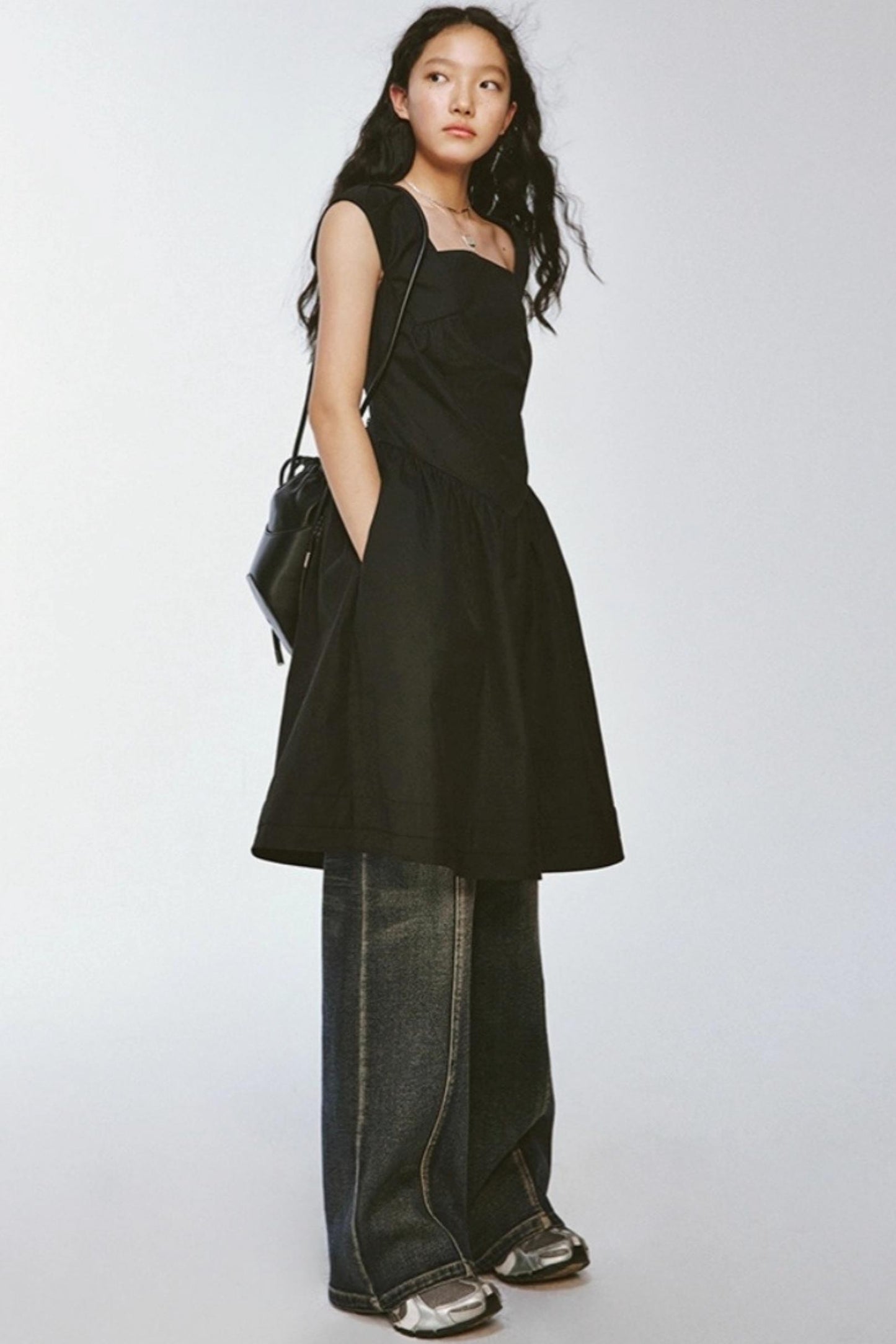 Chillax Stitching Swing Dress