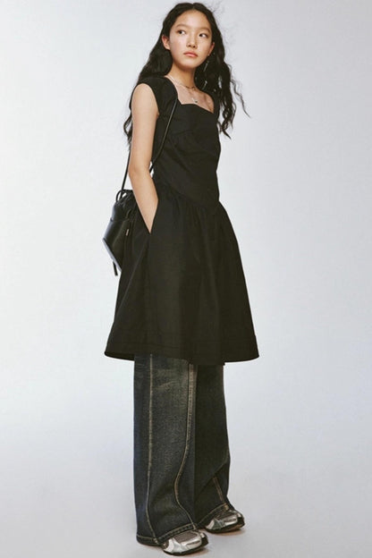 Chillax Stitching Swing Dress