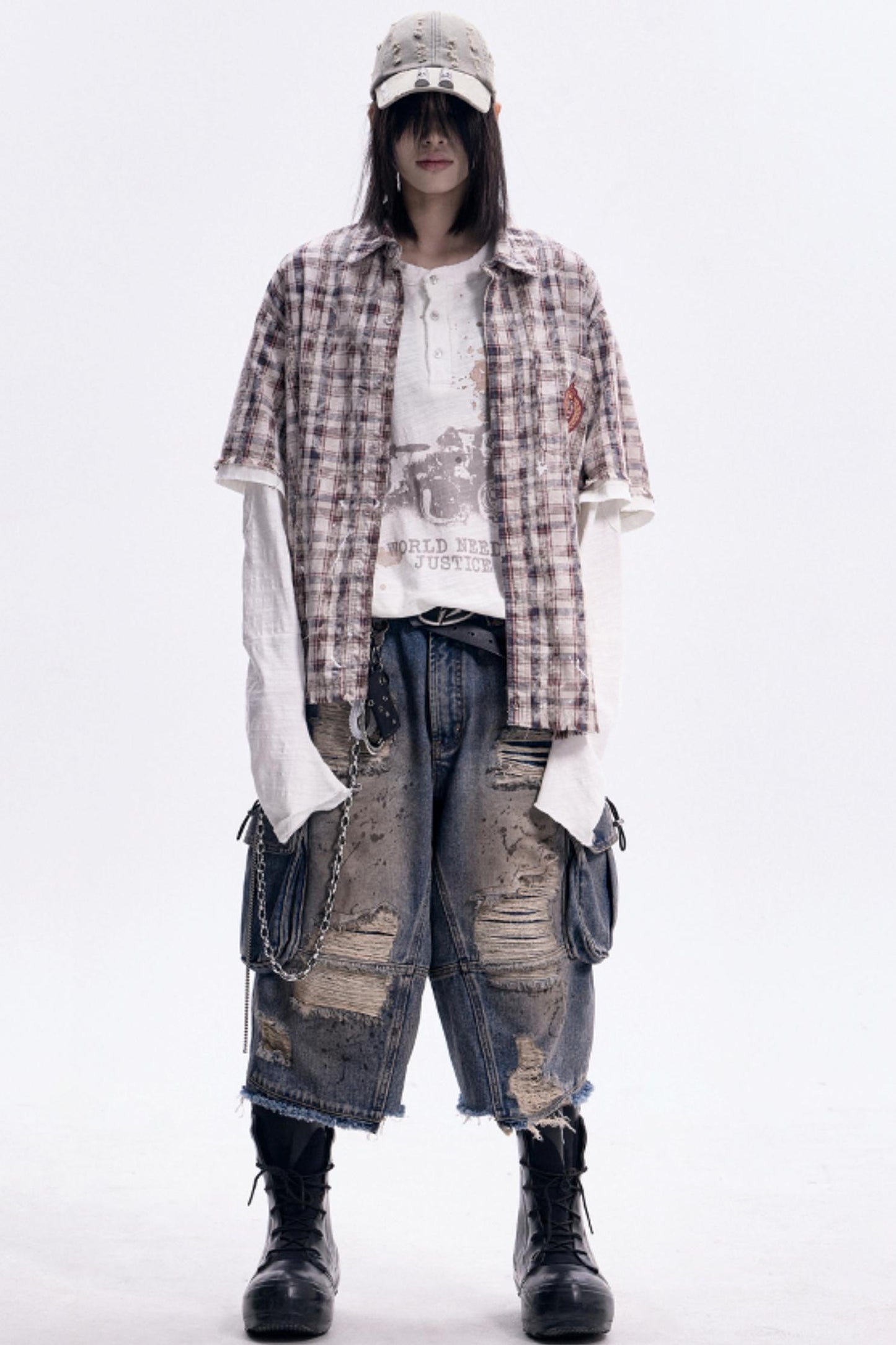 Patchwork Polo Shirt