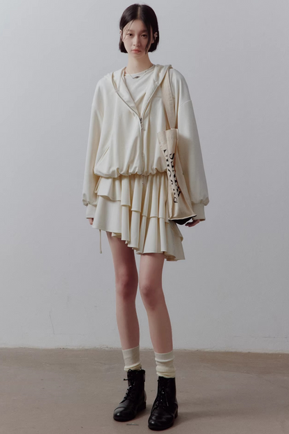 Cloud White Bubble Hoodie