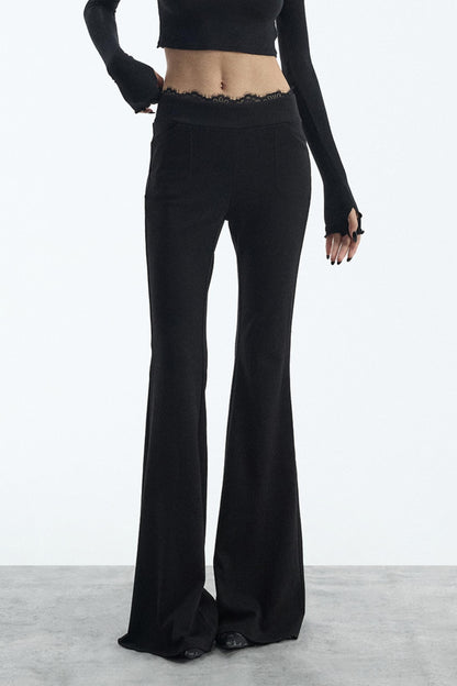Black Flared Pants