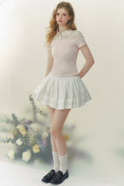 Floral Short Sleeve Blouse