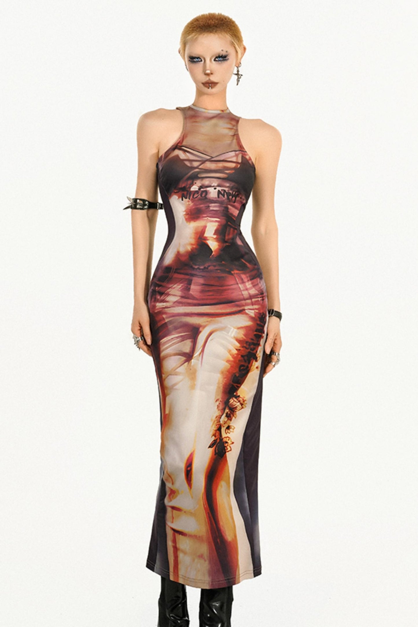 Summer Slim Fit Neck Dress