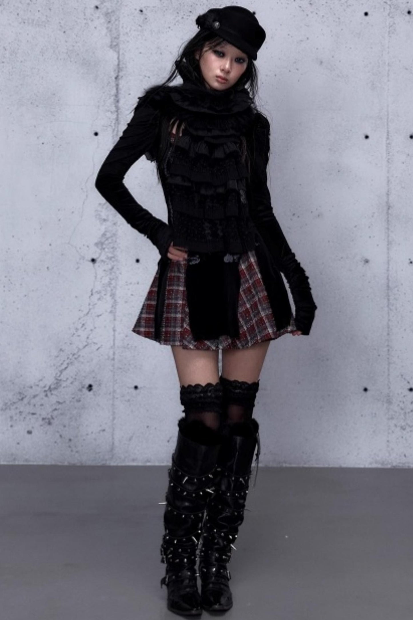 Romantic Lace Layered Scarf