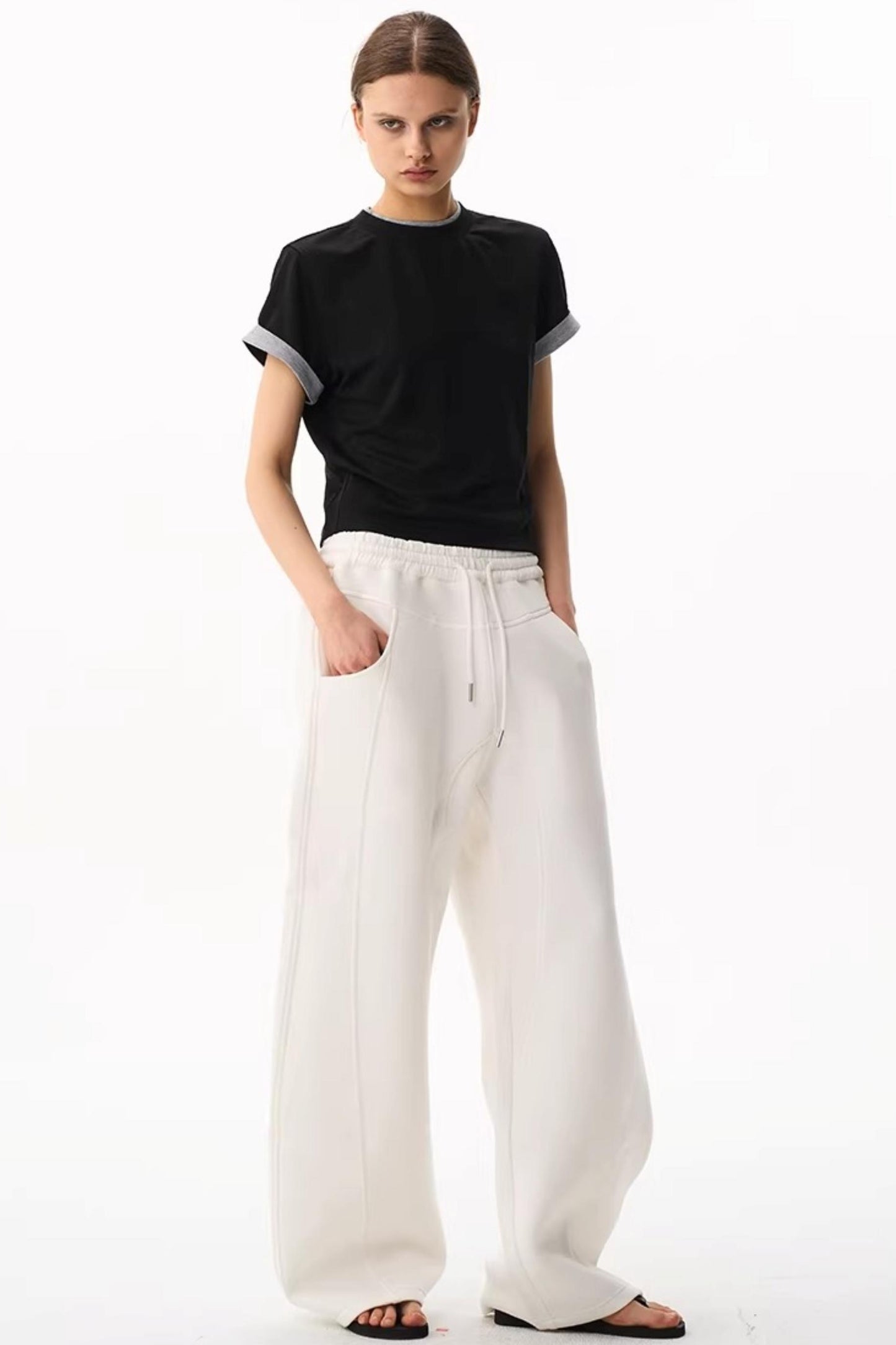 Embroidered Slim-Fit Top