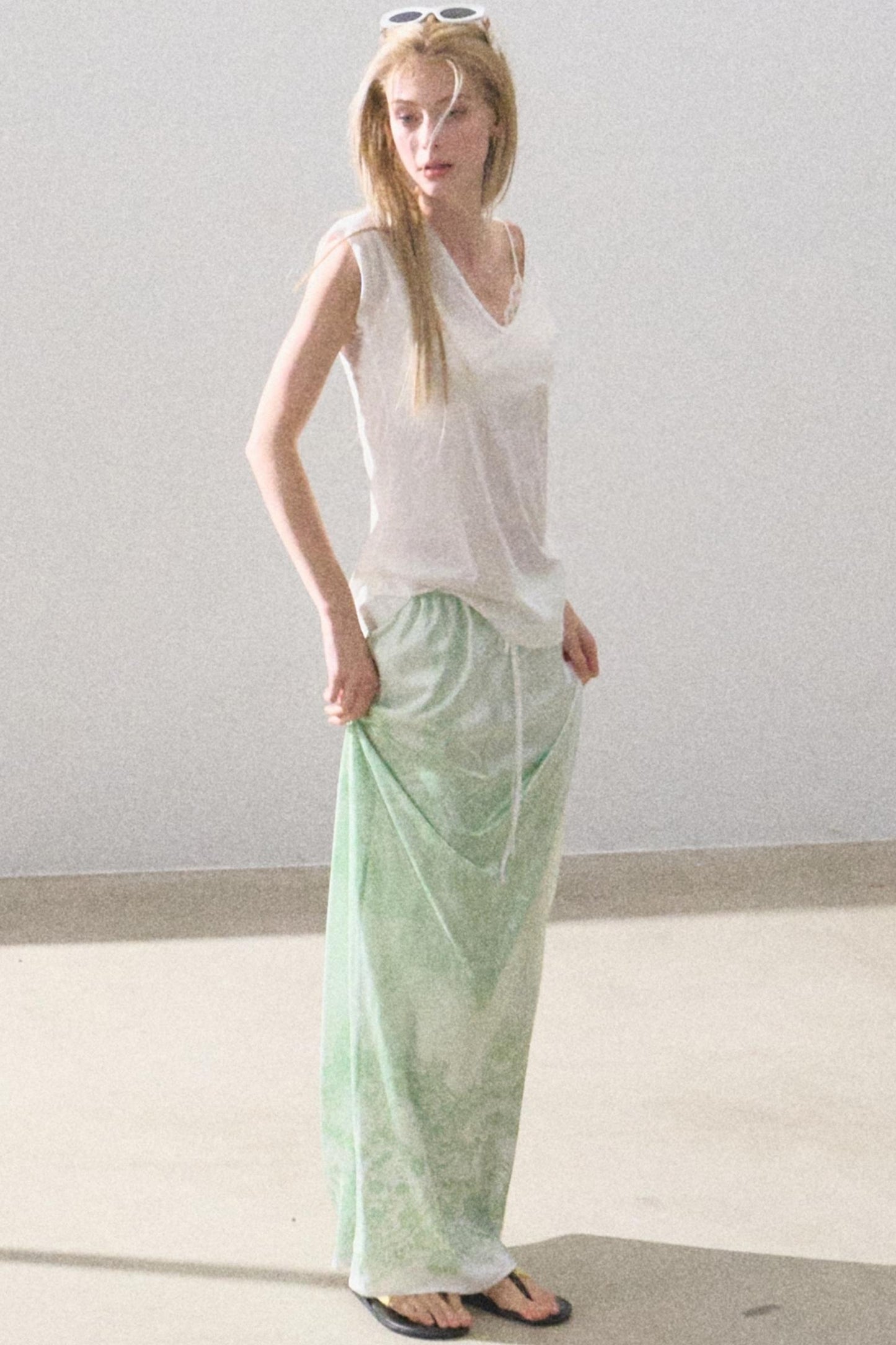 Soft Lace A-Line Skirt