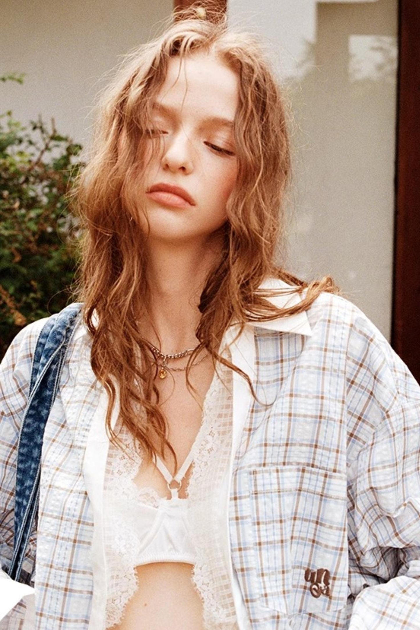 Blue Lace Casual Set-Up