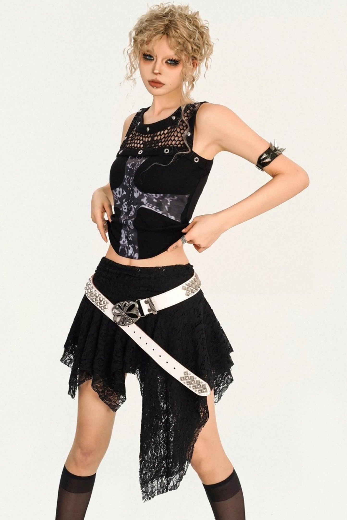 Cool Dark Cross Vest