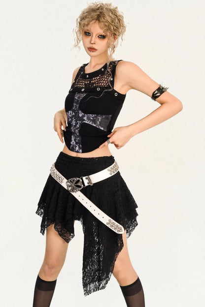 Cool Dark Cross Vest
