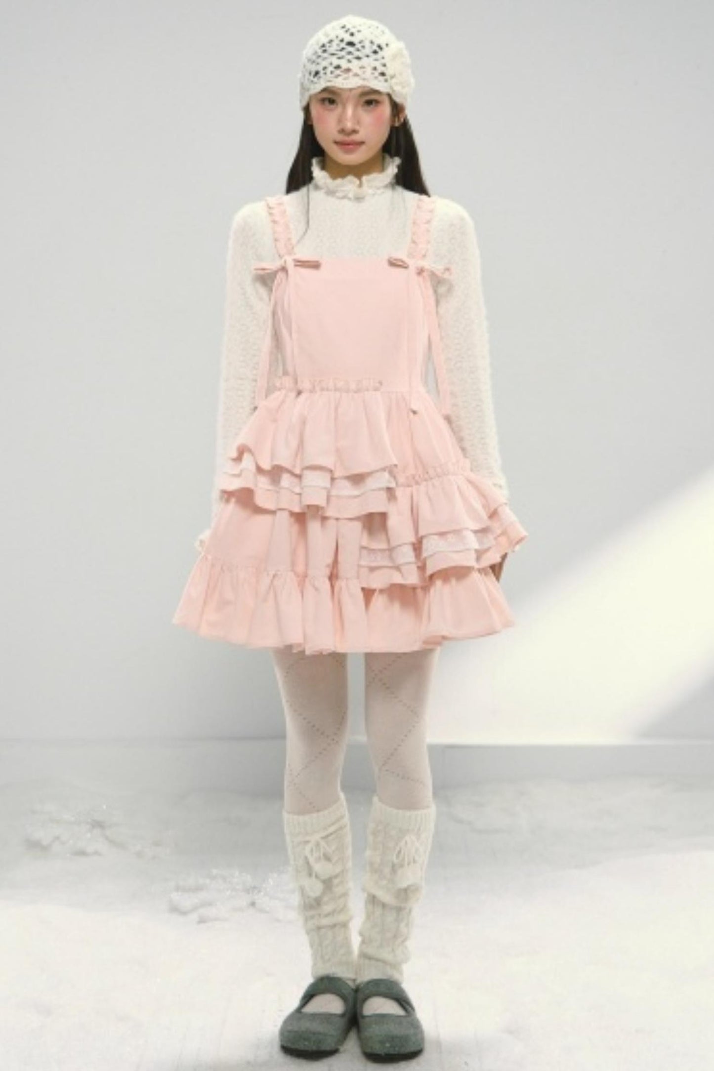 Pink Corduroy Princess Dress