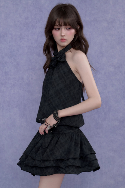 Vintage Halter Neck Dress