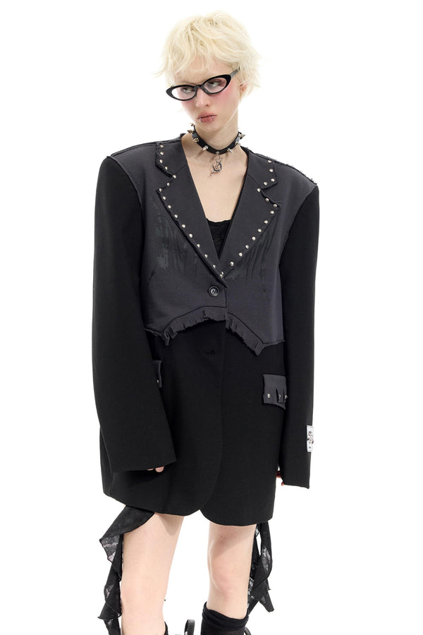 Rock Ripped Suit Jacket