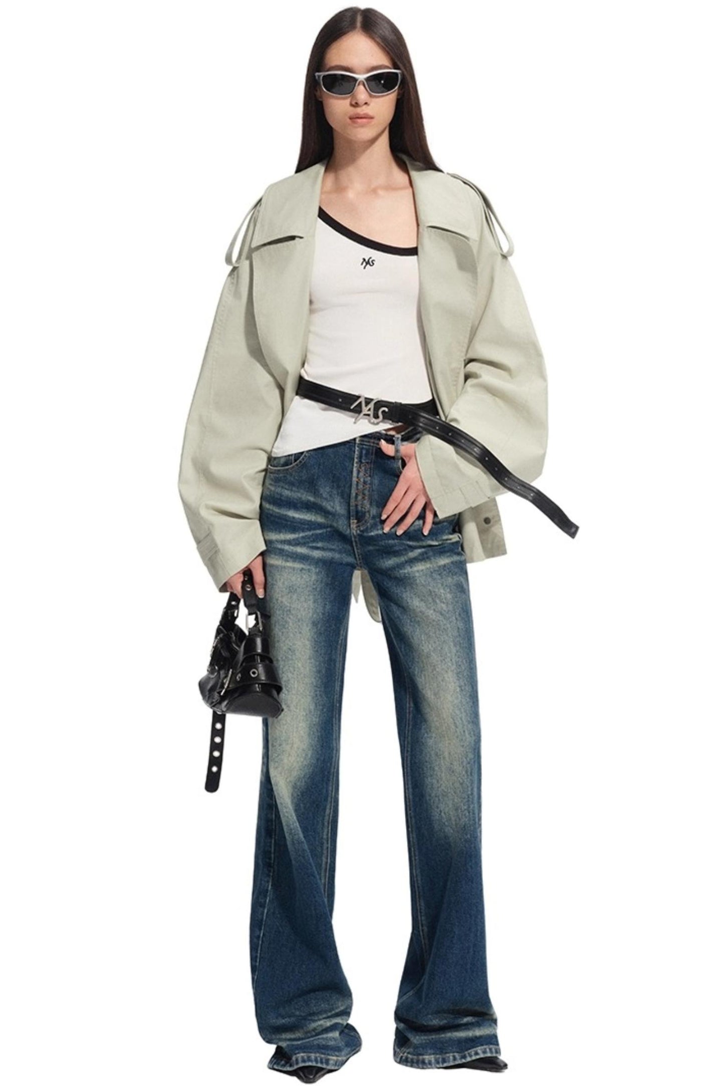 Right Knit Long-sleeved Top