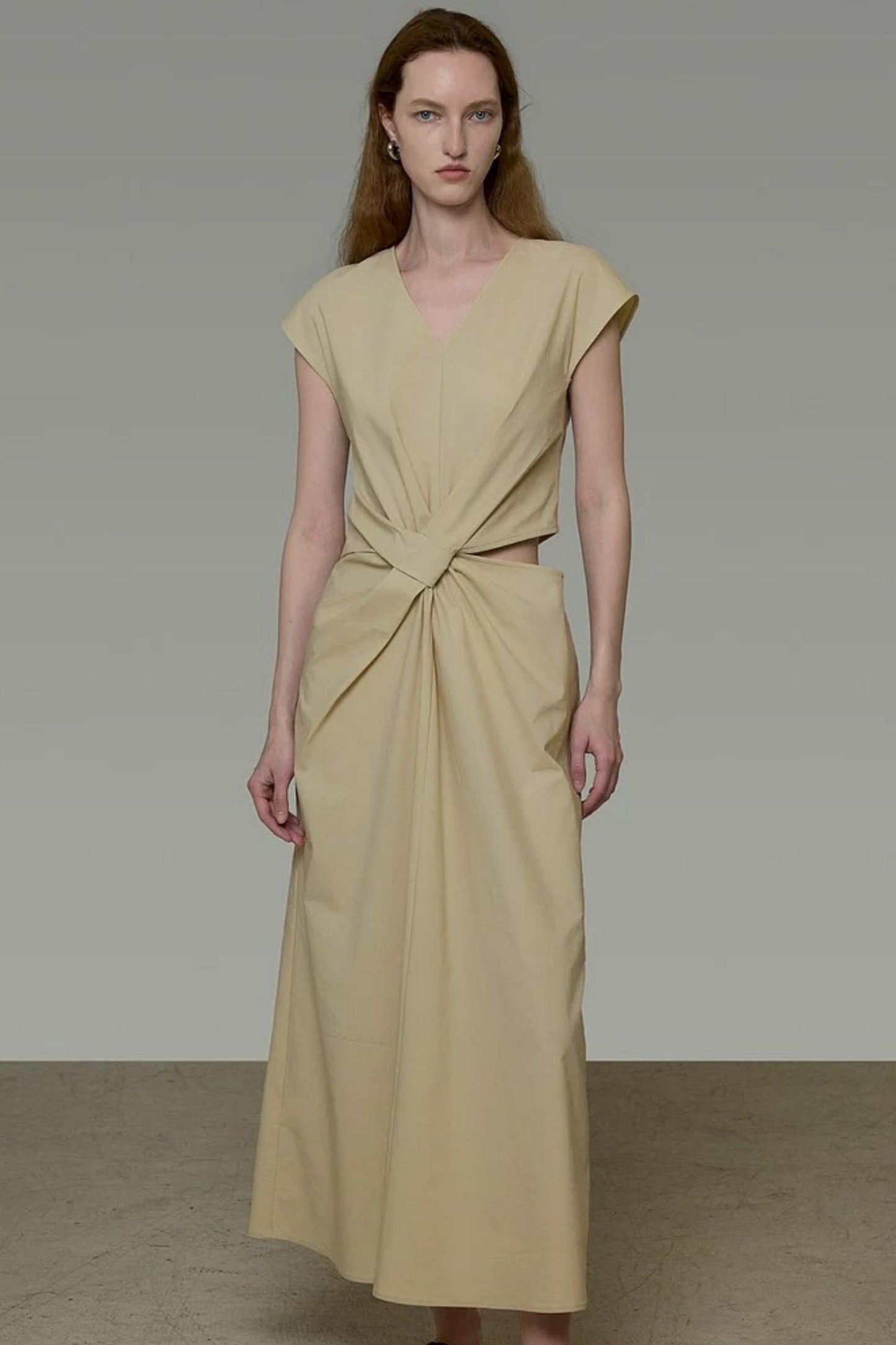 French Pleated Summer Dress