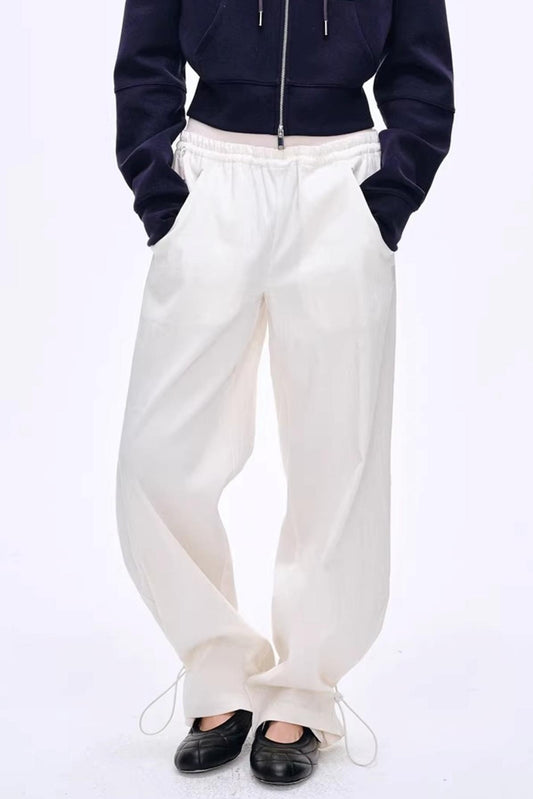 Lyocell Color-Block Pants