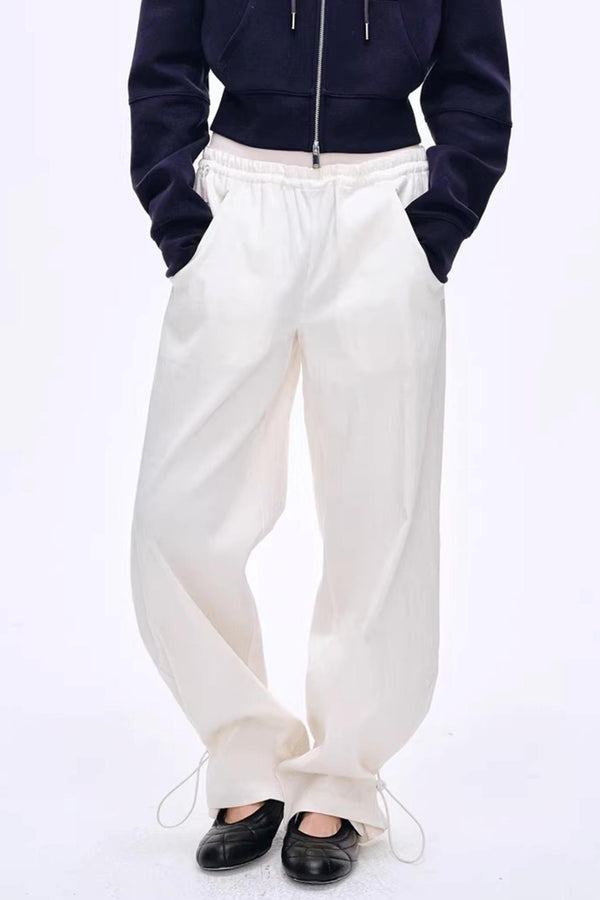 Lyocell Color-Block Pants