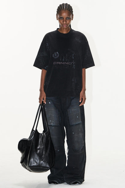 Retro Washed Sketch T-Shirt