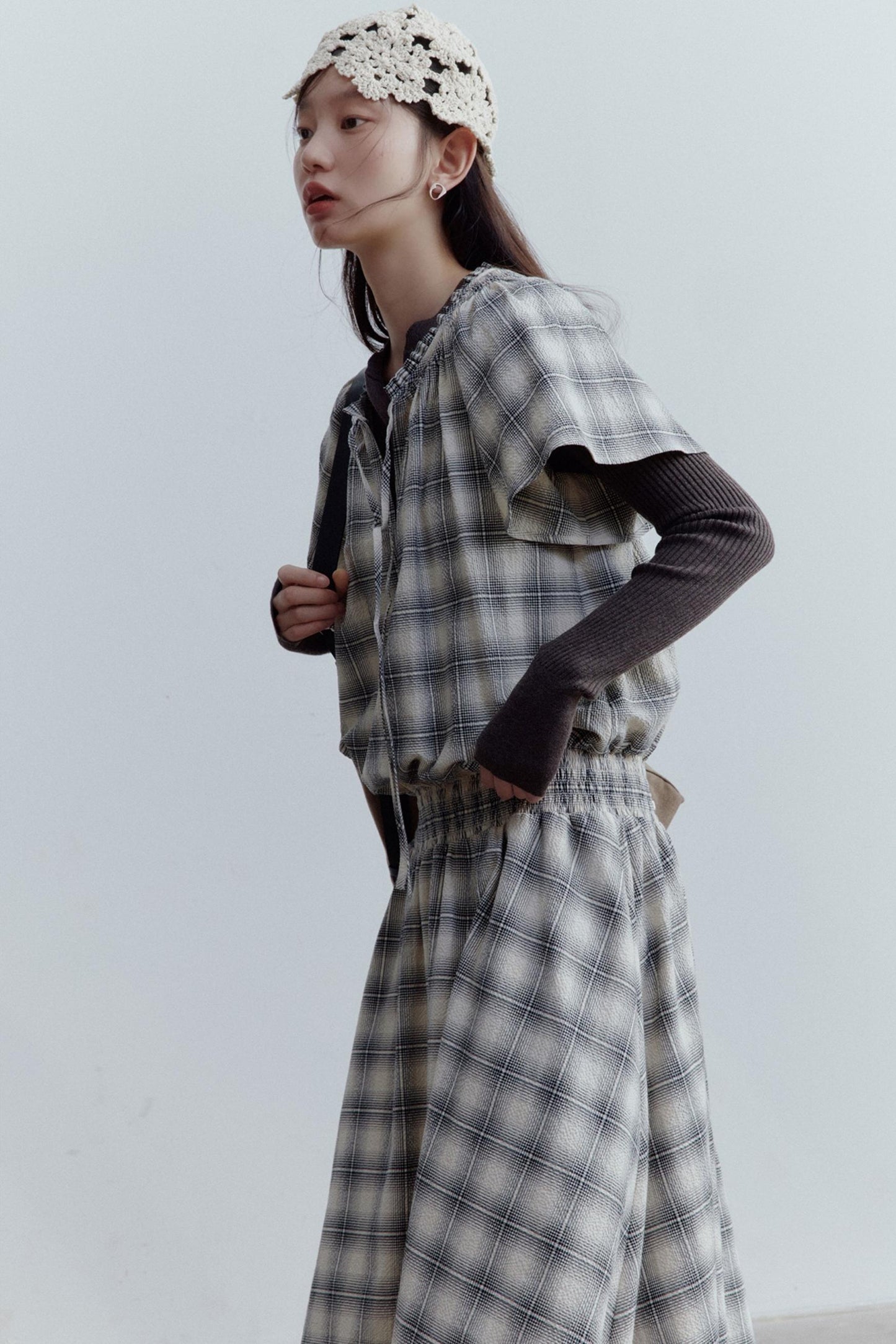 Knitted Almond Cream Hat