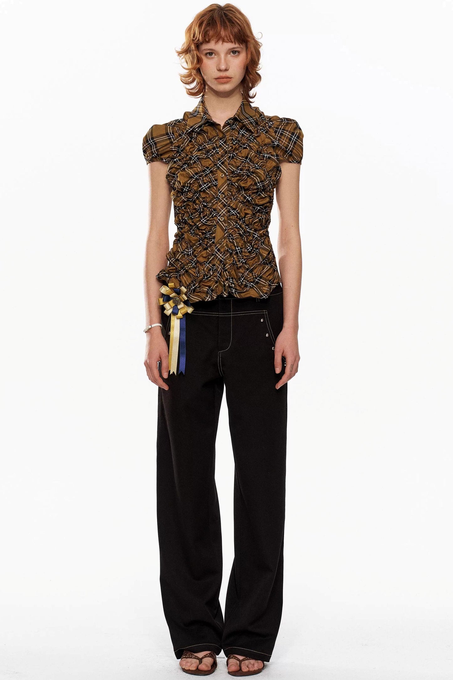 Black Studded Punk Pants