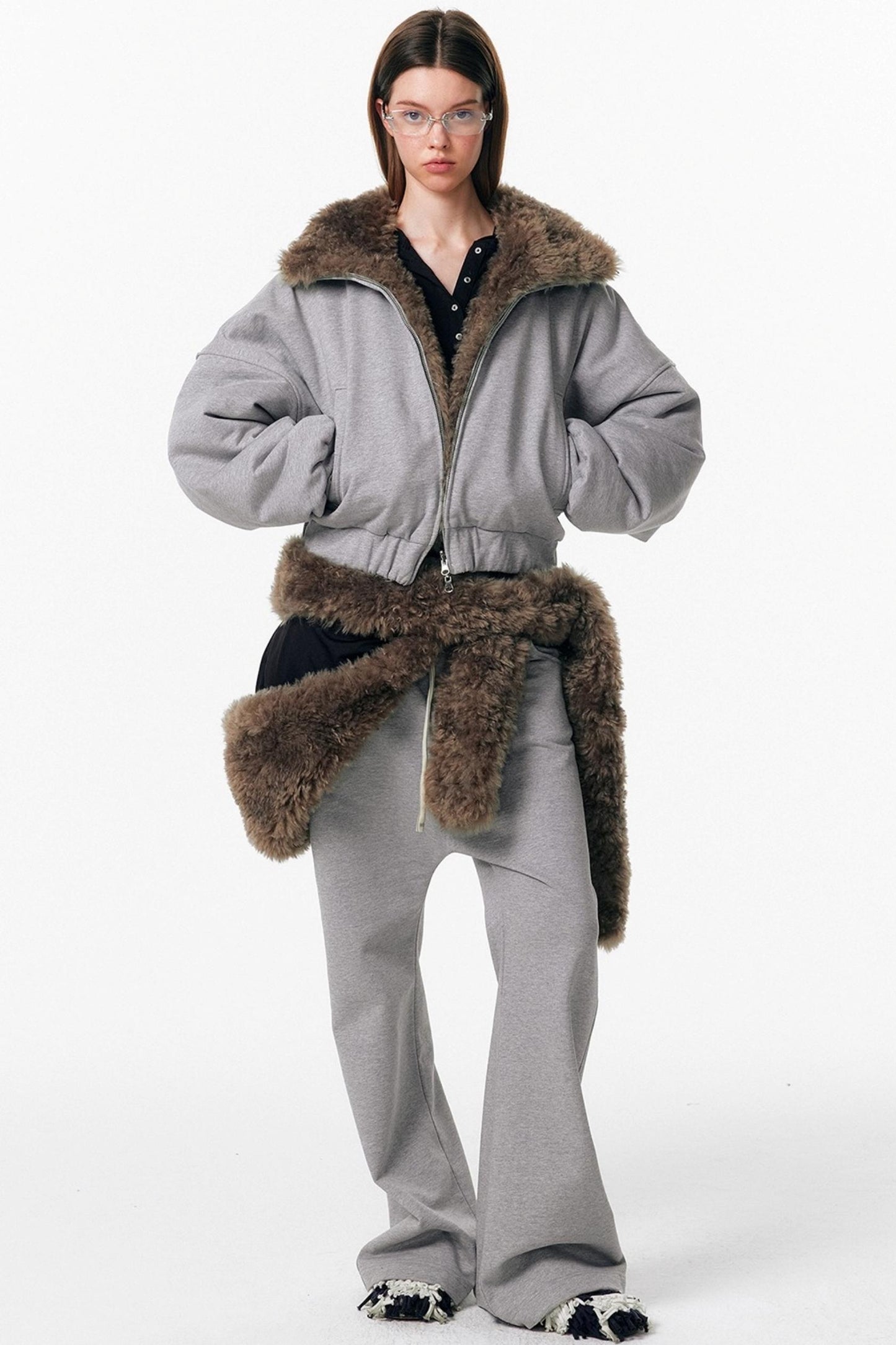 Micro-Flared Walking Pants