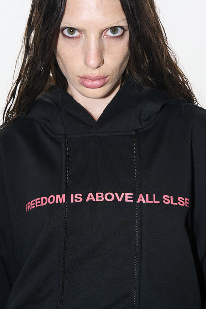 Faux Layered Sweatshirt Jacket