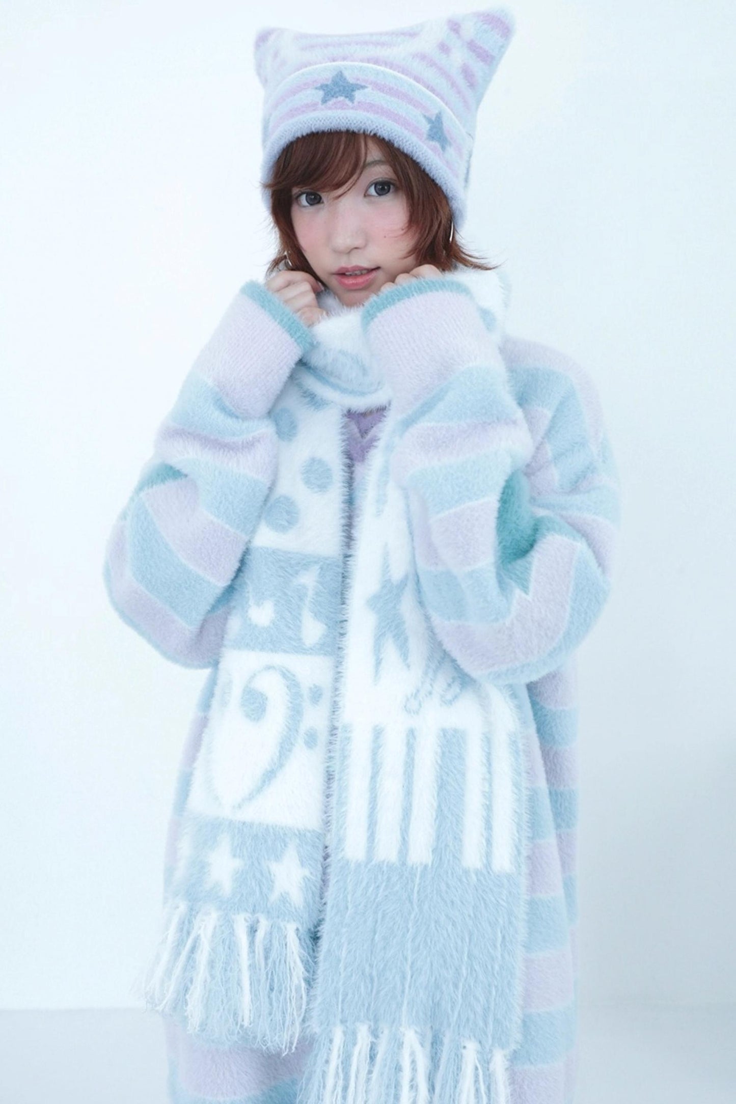 Mink Fringe Reverbial Scarf